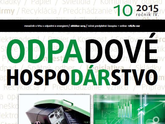 Čo by vám nemalo ujsť. ODPADOVÉ HOSPODÁRSTVO, 2015/10